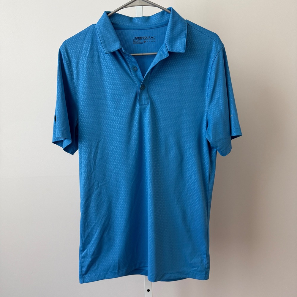 Nike Sporty Chic Performance Classic Chevrolet Logo Polo XS Blue